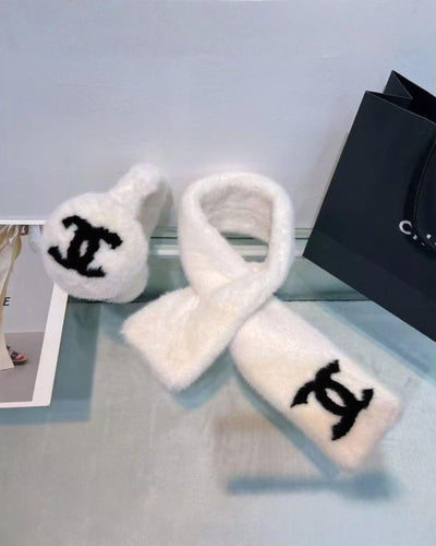 "CHANL" EARMUFFS + Scarf Pack