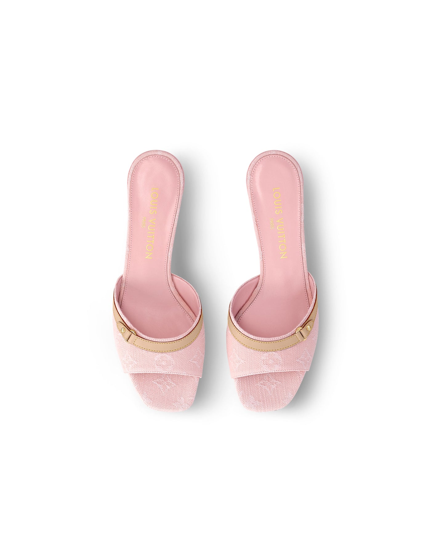 "LV" HEELS PINK