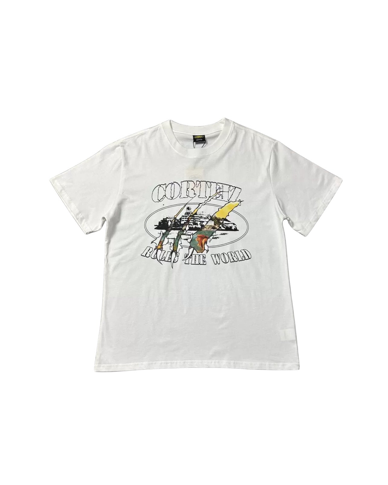 "Cortez" Distressed Rules The World T-Shirt