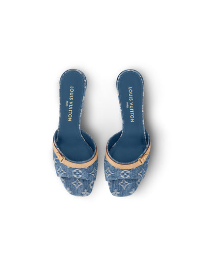 "LV" HEELS BLUE