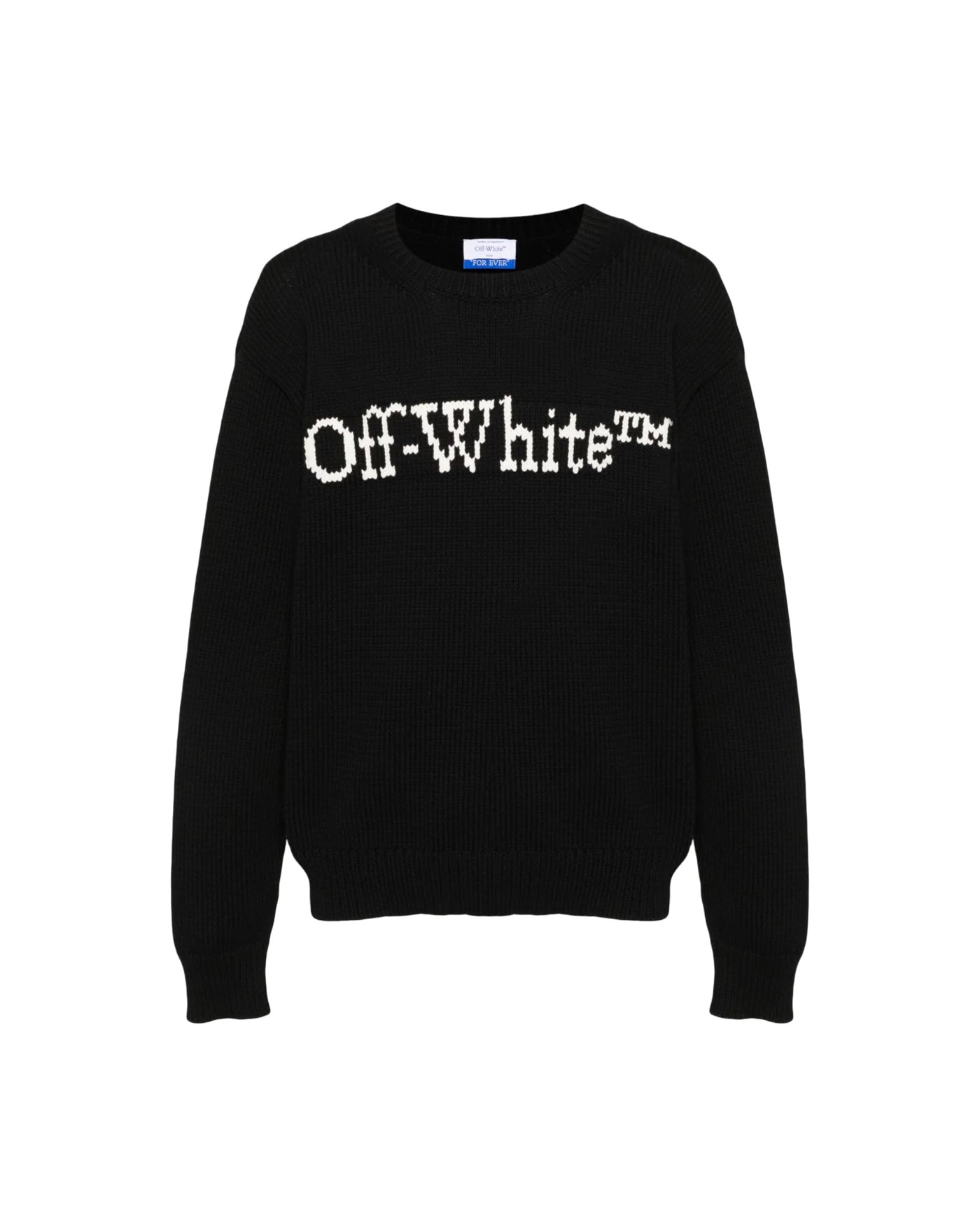 "Off" Sweater Schwarz