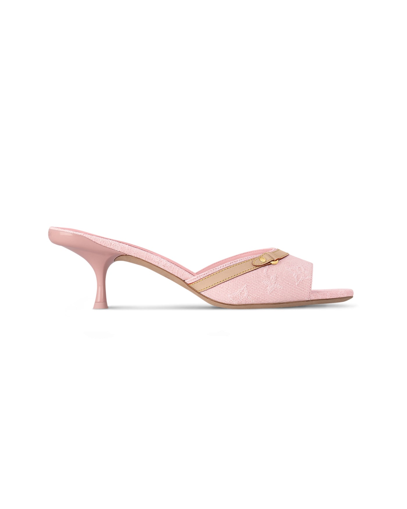 "LV" HEELS PINK