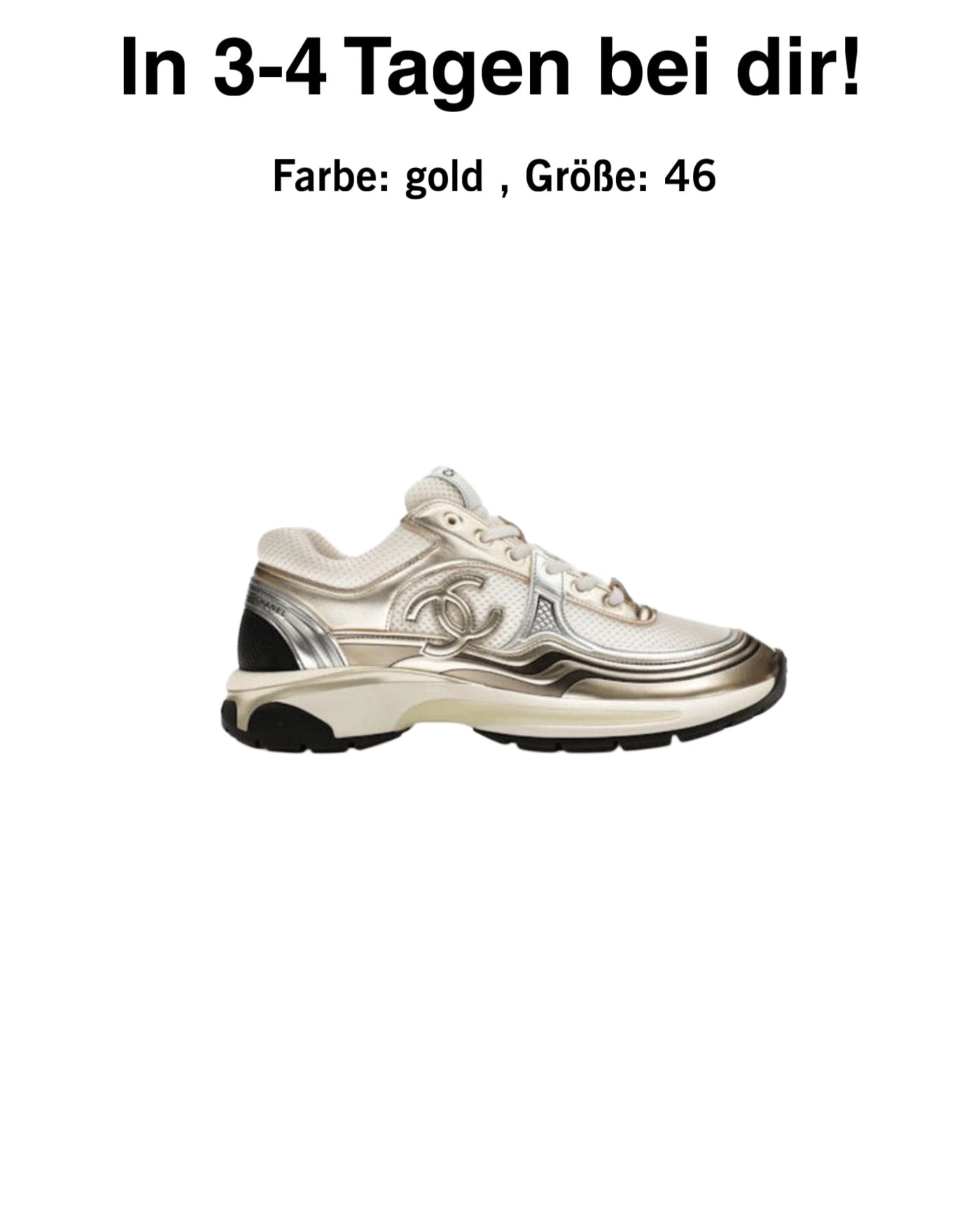 "CC" Runner Sneaker gold 46