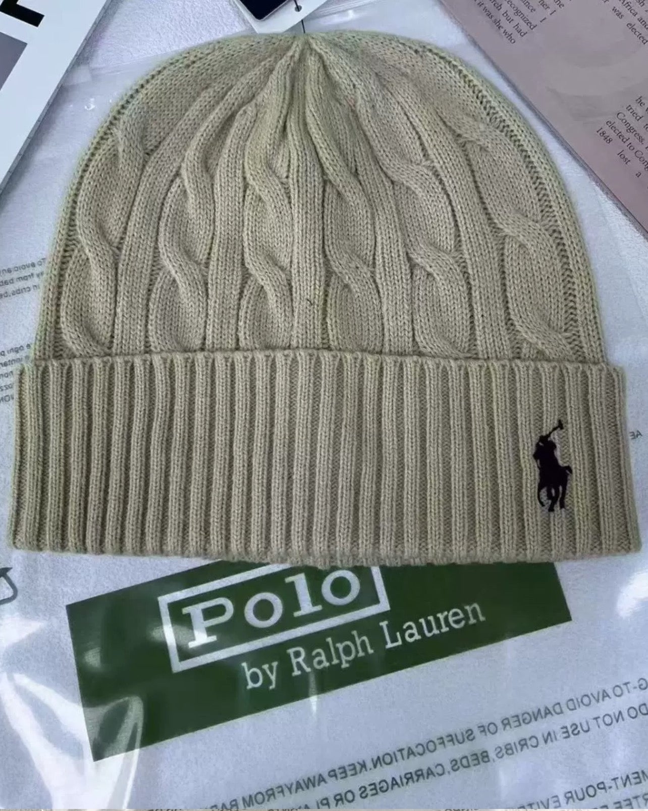 "rl" Beanie Knit