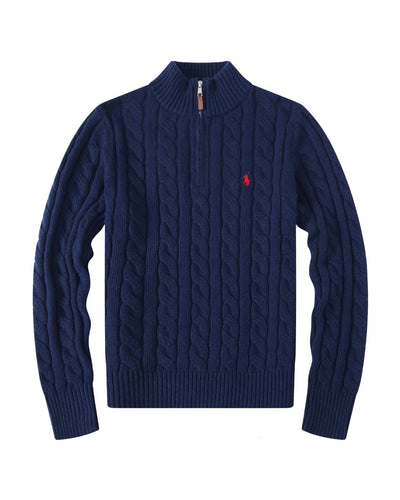 "RL" Knit Quarter Zip