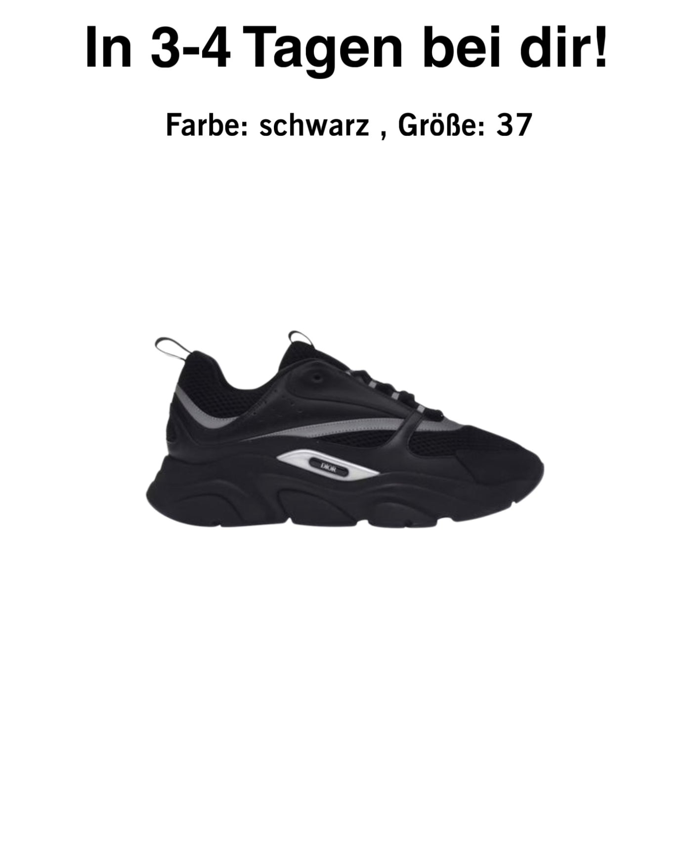 "B22" Sneaker Schwarz 37