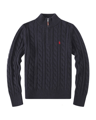"RL" Knit Quarter Zip