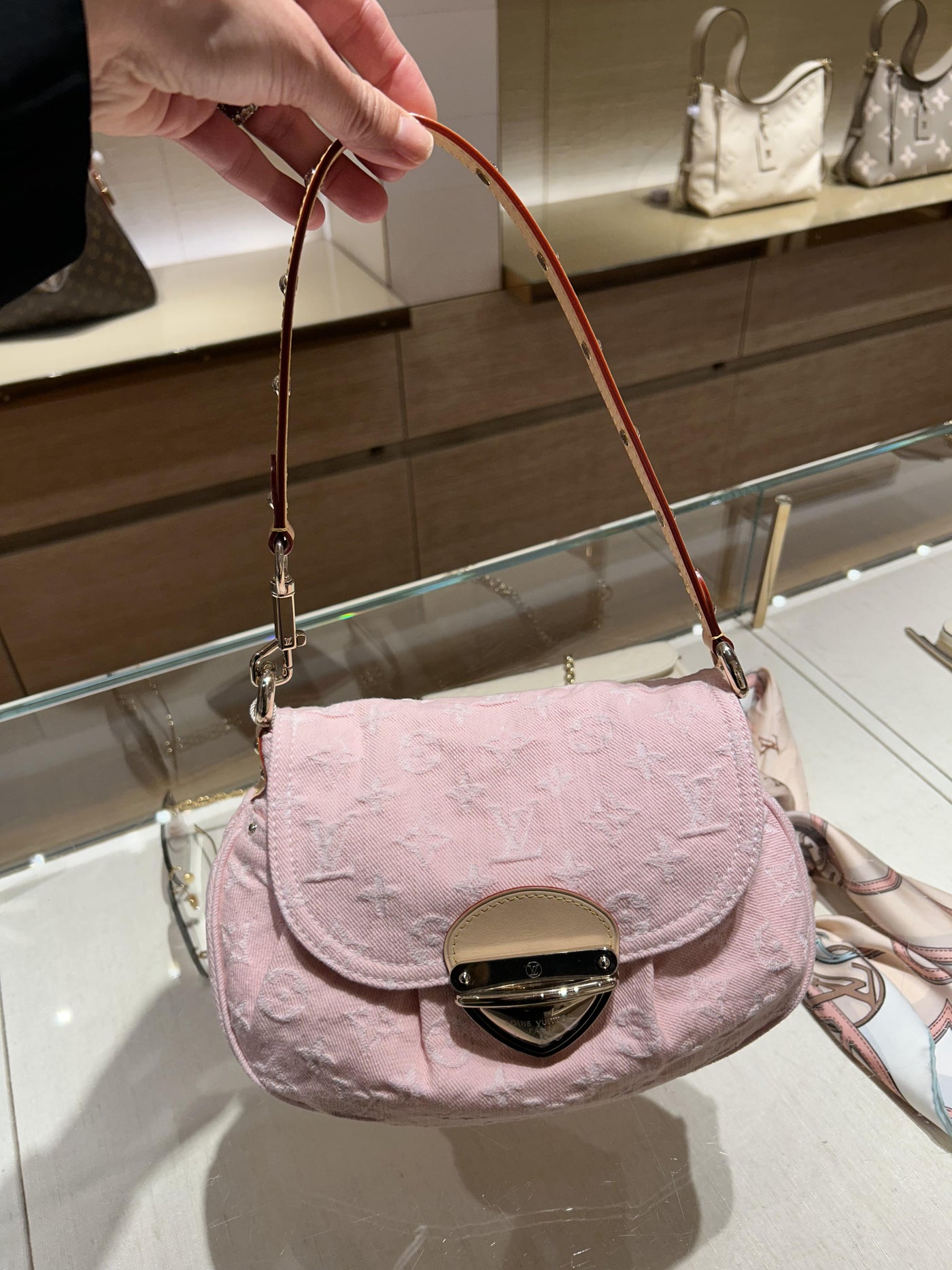 "SUNSET MOLOGRAN" LV BAG PINK